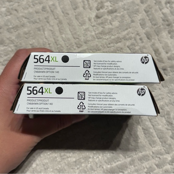 HP 564XL Black Ink 2pack SEP/2025 Sealed New in box - Picture 4 of 5